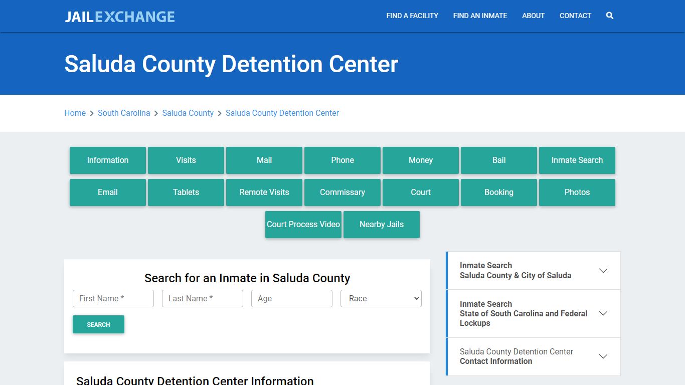 Saluda County Detention Center - Jail Exchange